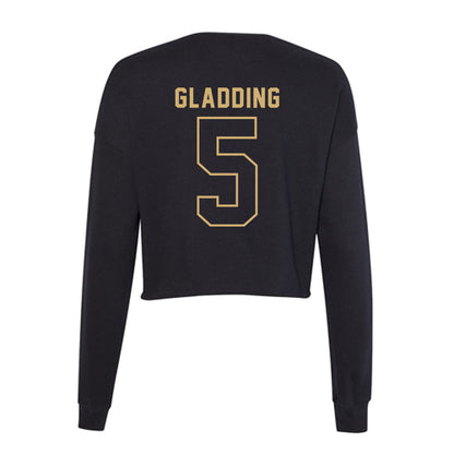 Vanderbilt - NCAA Women's Lacrosse : Alexandra Gladding - Women's Cropped Crew Fleece-1