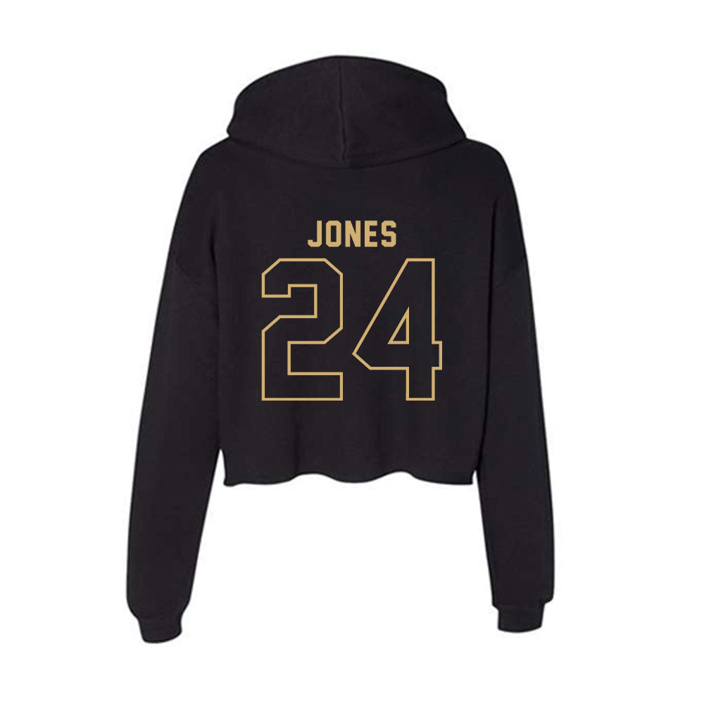 Vanderbilt - NCAA Women's Soccer : Courtney Jones - Women's Crop Fleece Hoodie-1