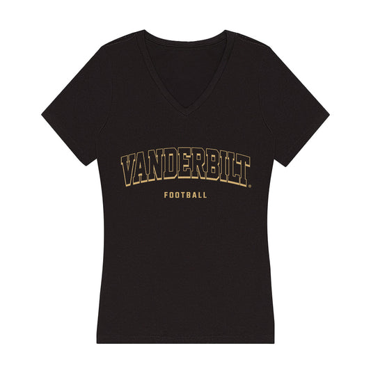 Vanderbilt - NCAA Football : Randon Fontenette - Women's V-Neck T-Shirt-0