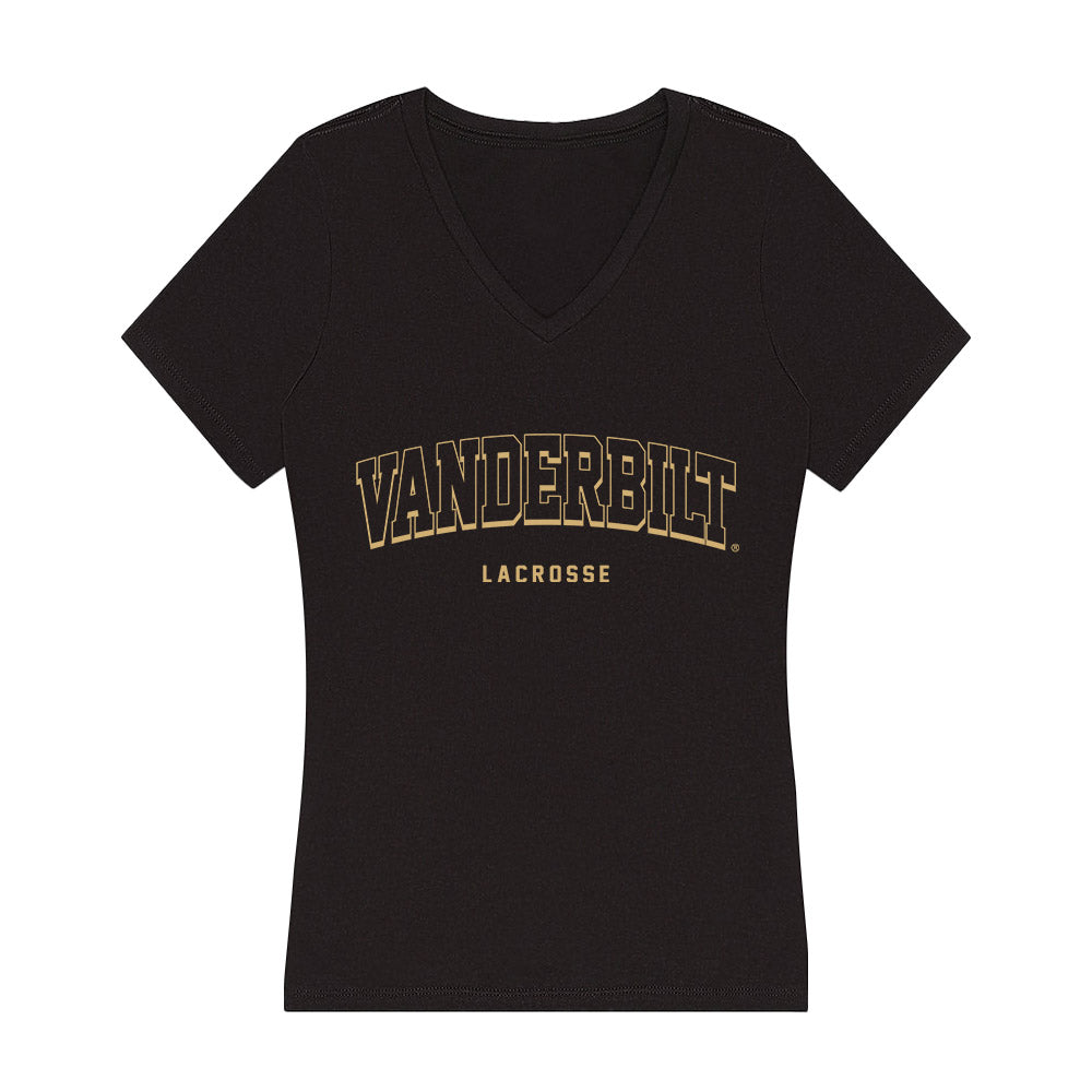 Vanderbilt - NCAA Women's Lacrosse : Molly Finlay - Women's V-Neck T-Shirt-0