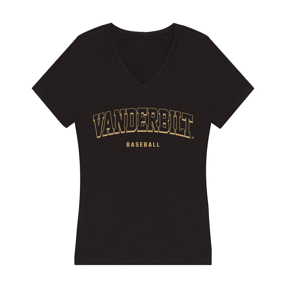 Vanderbilt - NCAA Baseball : Roman Petricca - Women's V-Neck T-Shirt-0