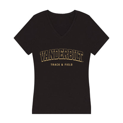 Vanderbilt - NCAA Women's Track & Field : Pryncess Jackson - Women's V-Neck T-Shirt-0