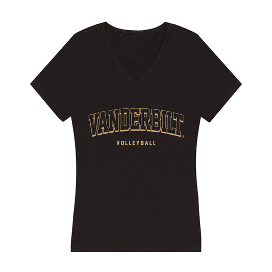 Vanderbilt - NCAA Women's Volleyball : maddy Bowser - Women's V-Neck T-Shirt-0