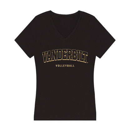 Vanderbilt - NCAA Women's Volleyball : Kamryn Chaney - Women's V-Neck T-Shirt-0