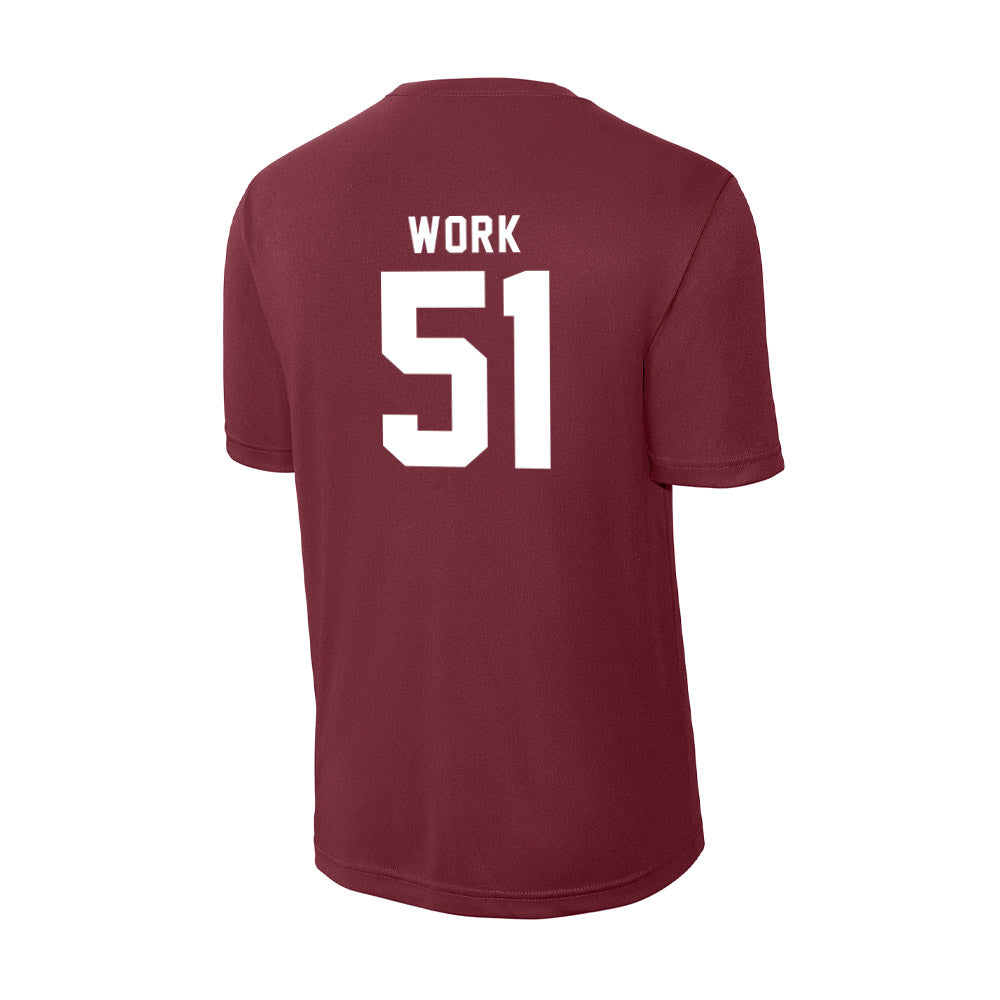 Mississippi State - NCAA Football : Luke Work - Classic Shersey Activewear T-Shirt-1