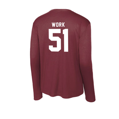 Mississippi State - NCAA Football : Luke Work - Classic Shersey Activewear Long Sleeve T-Shirt-1