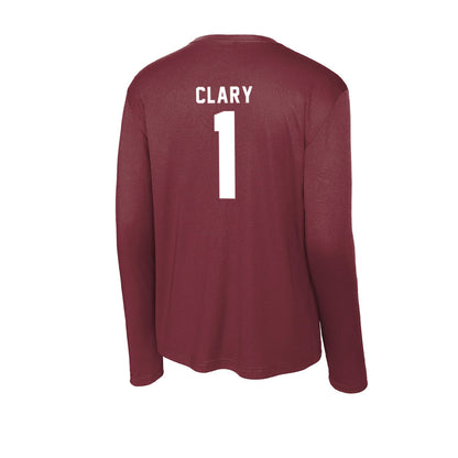 Mississippi State - NCAA Men's Basketball : Kanye Clary - Classic Shersey Activewear Long Sleeve T-Shirt-1