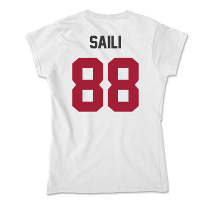 Arkansas - NCAA Football : Danny Saili - Soft Style Women’s T-Shirt-1