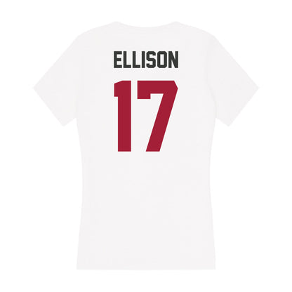 Arkansas - NCAA Women's Volleyball : Skylar Ellison - Women's V-Neck T-Shirt-1