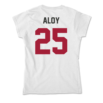 Arkansas - NCAA Baseball : Kuhio Aloy - Soft Style Women’s T-Shirt-1
