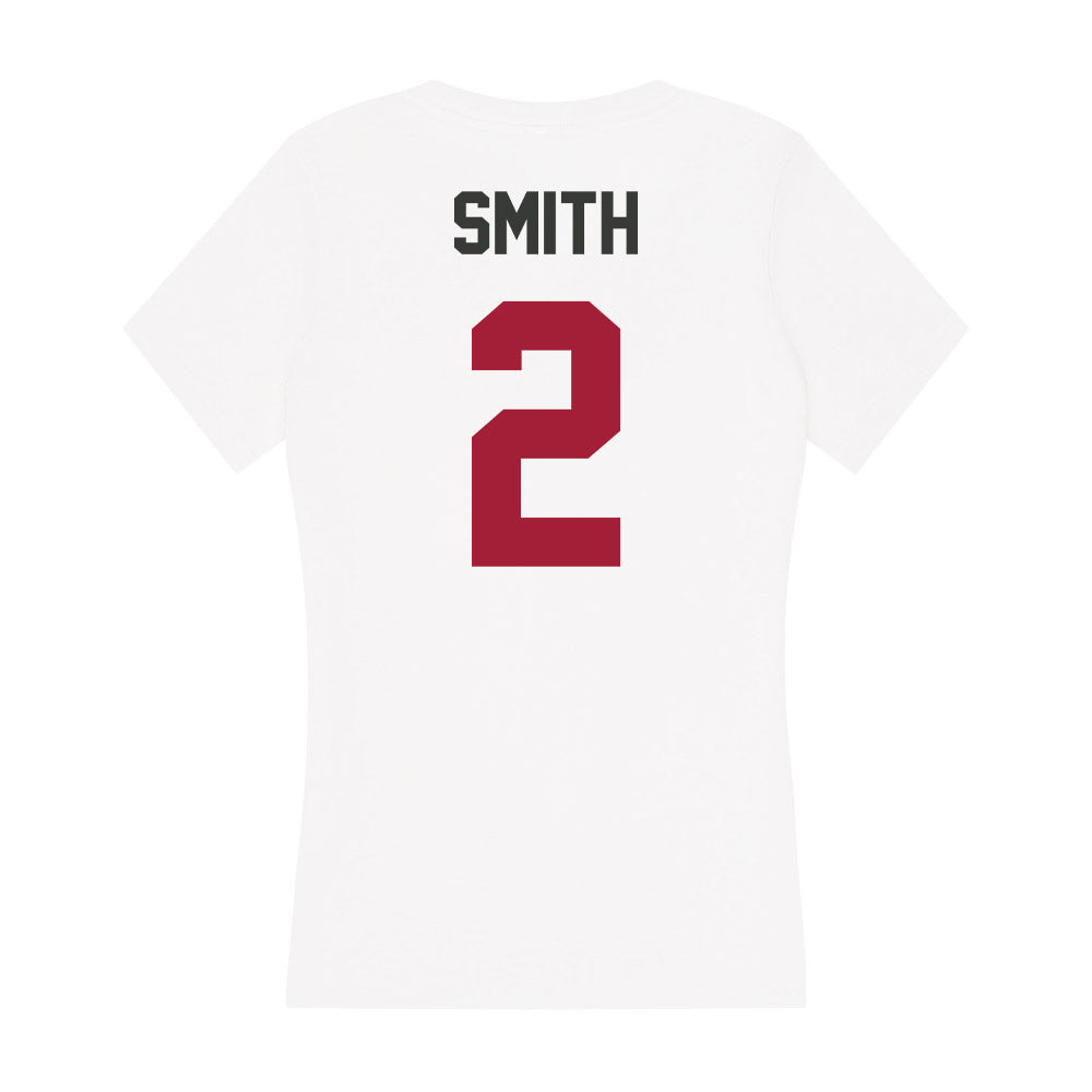 Arkansas - NCAA Women's Soccer : Keegan Smith - Women's V-Neck T-Shirt-1