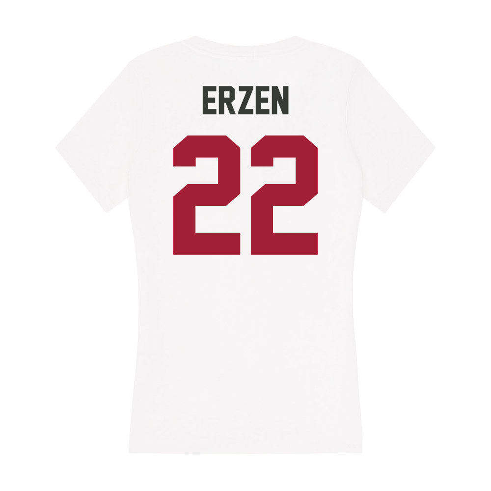Arkansas - NCAA Women's Soccer : Ainsley Erzen - Women's V-Neck T-Shirt-1