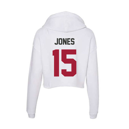 Arkansas - NCAA Women's Soccer : Sabrina Jones - Women's Crop Fleece Hoodie-1