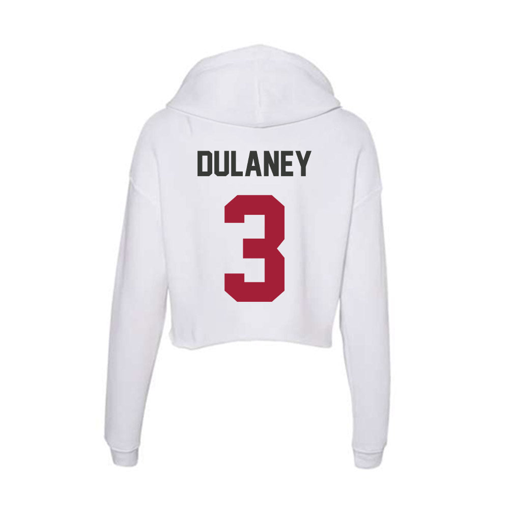 Arkansas - NCAA Women's Soccer : Kiley Dulaney - Women's Crop Fleece Hoodie-1