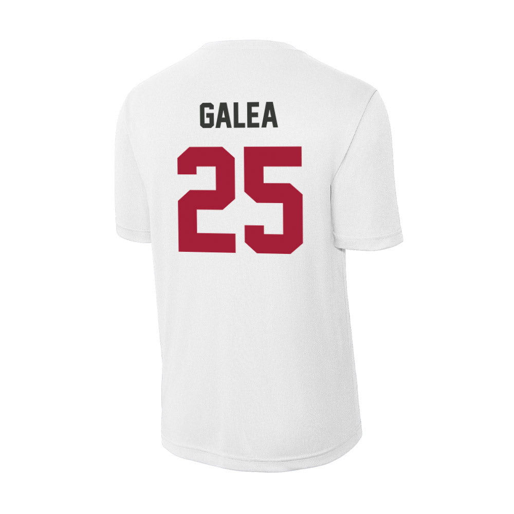 Arkansas - NCAA Women's Basketball : Danika Galea - Activewear T-Shirt-1