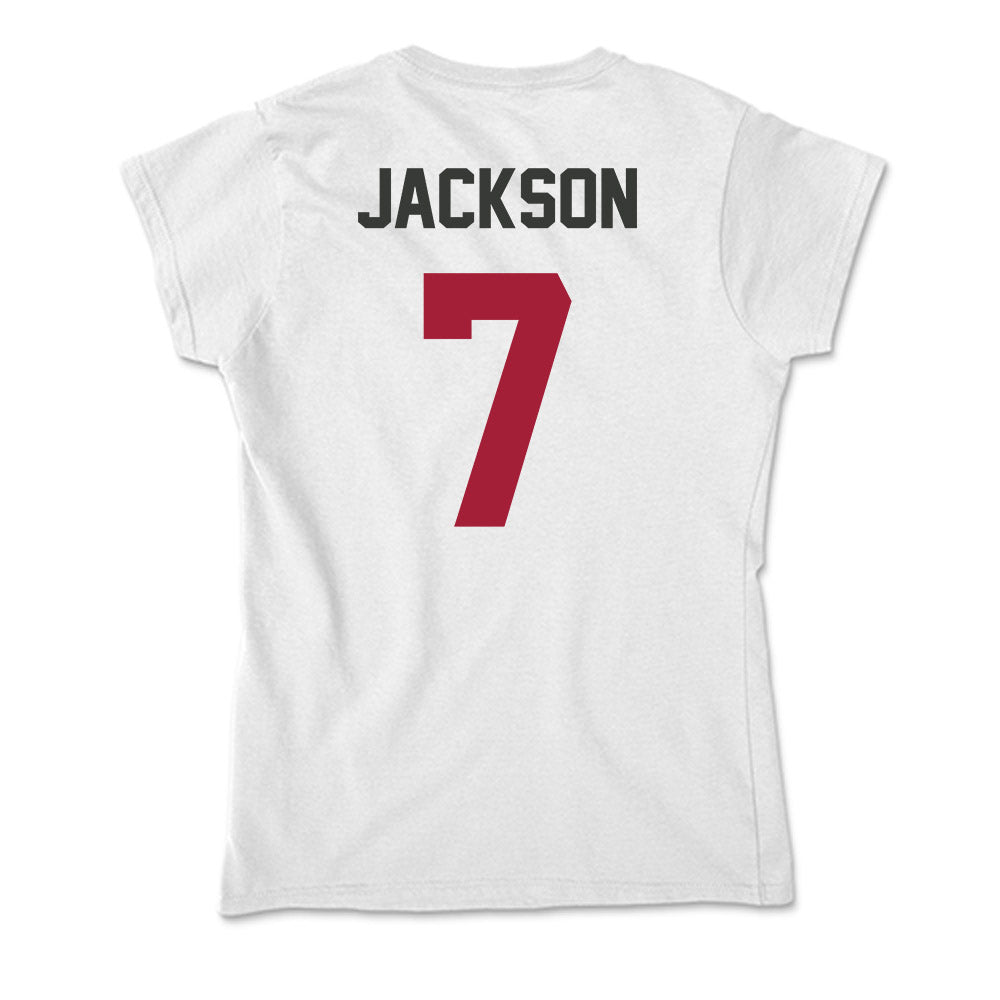 Arkansas - NCAA Football : Kenneth Jackson - Soft Style Women’s T-Shirt-1
