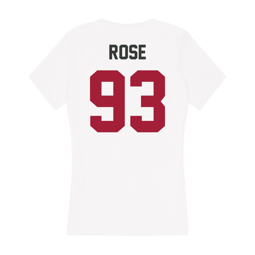 Arkansas - NCAA Football : Keivie Rose - Women's V-Neck T-Shirt-1