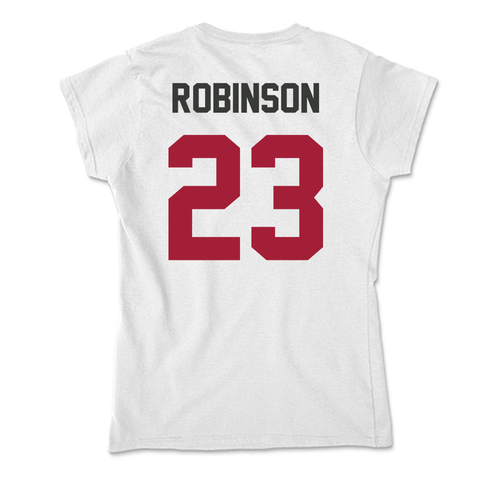 Arkansas - NCAA Women's Basketball : Emily Robinson - Soft Style Women’s T-Shirt-1