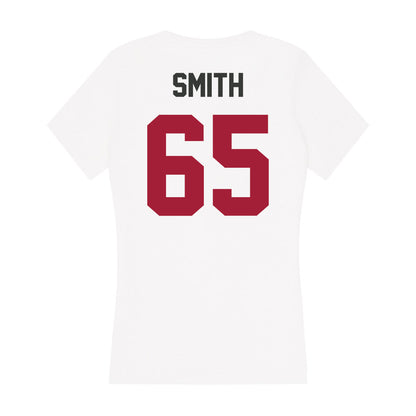 Arkansas - NCAA Football : Aaron Smith - Women's V-Neck T-Shirt-1