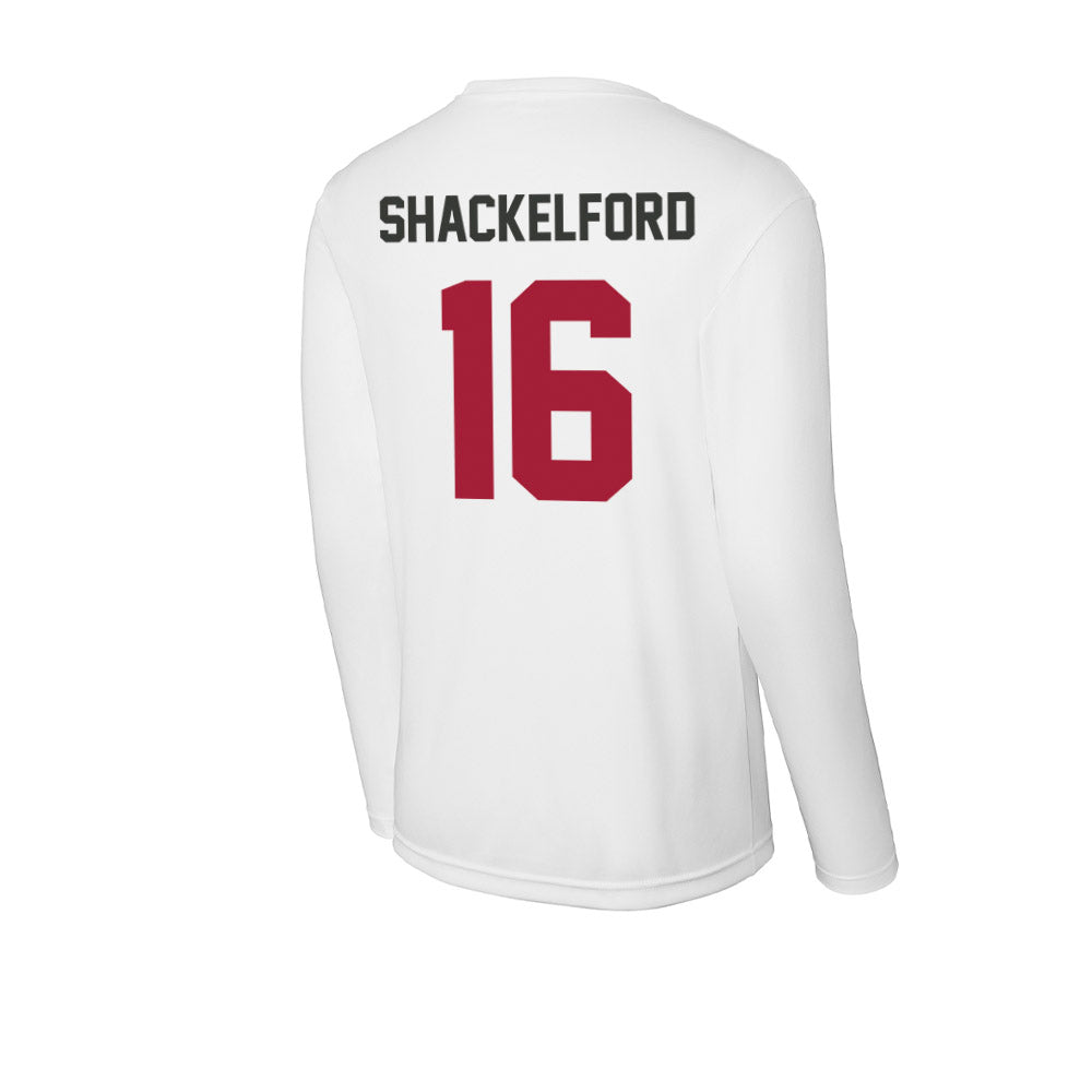 Arkansas - NCAA Women's Soccer : Audrey Shackelford - Performance Long Sleeve T-Shirt