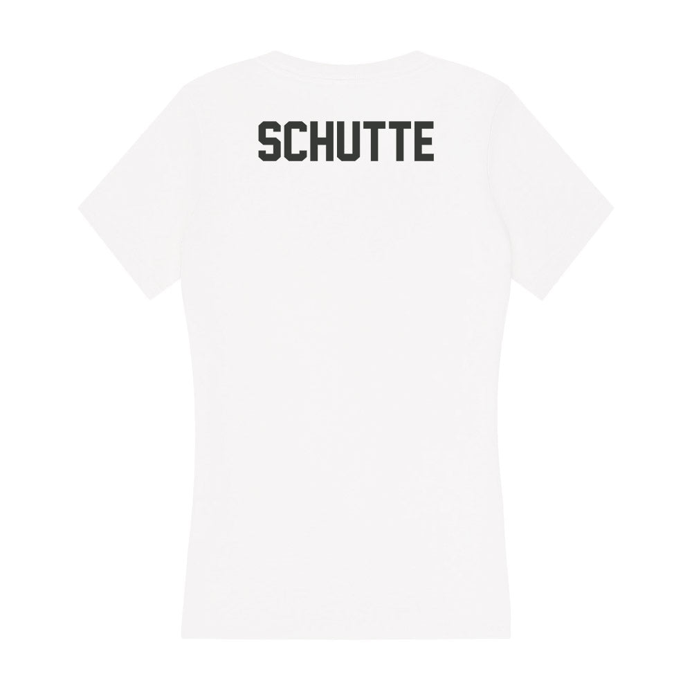 Arkansas - NCAA Women's Golf : Abbey Schutte - Women's V-Neck T-Shirt-1