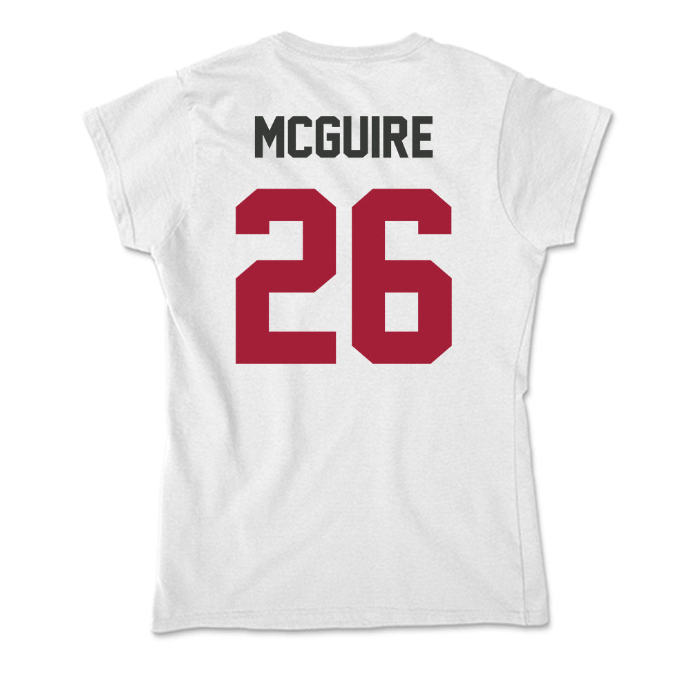 Arkansas - NCAA Baseball : Tate McGuire - Soft Style Women’s T-Shirt-1