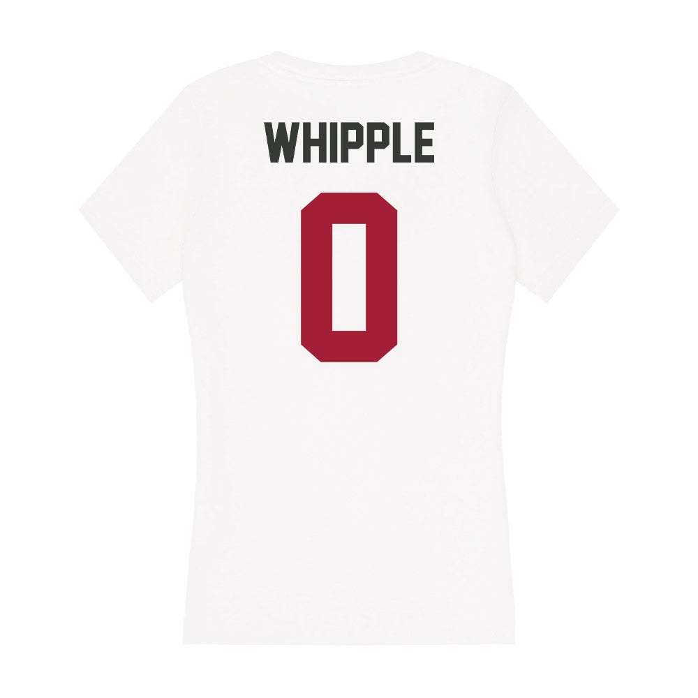 Arkansas - NCAA Women's Soccer : Peyton Whipple - Women's V-Neck T-Shirt-1