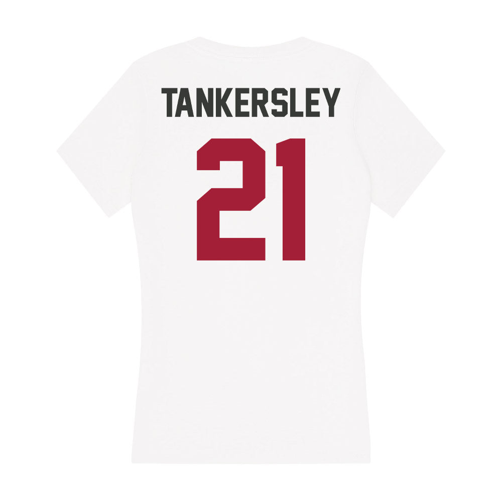 Arkansas - NCAA Women's Soccer : Ava Tankersley - Women's V-Neck T-Shirt-1