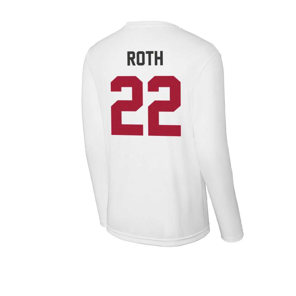 Arkansas - NCAA Women's Volleyball : Ava Roth - Activewear Long Sleeve T-Shirt