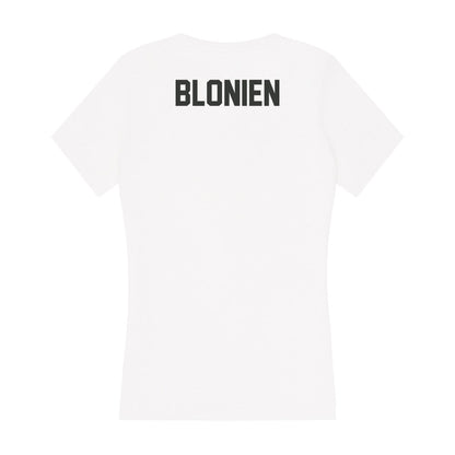 Arkansas - NCAA Women's Golf : Natalie Blonien - Women's V-Neck T-Shirt-1