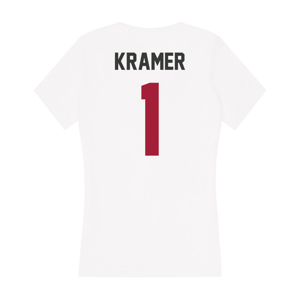 Arkansas - NCAA Softball : Raigan Kramer - Women's V-Neck T-Shirt-1