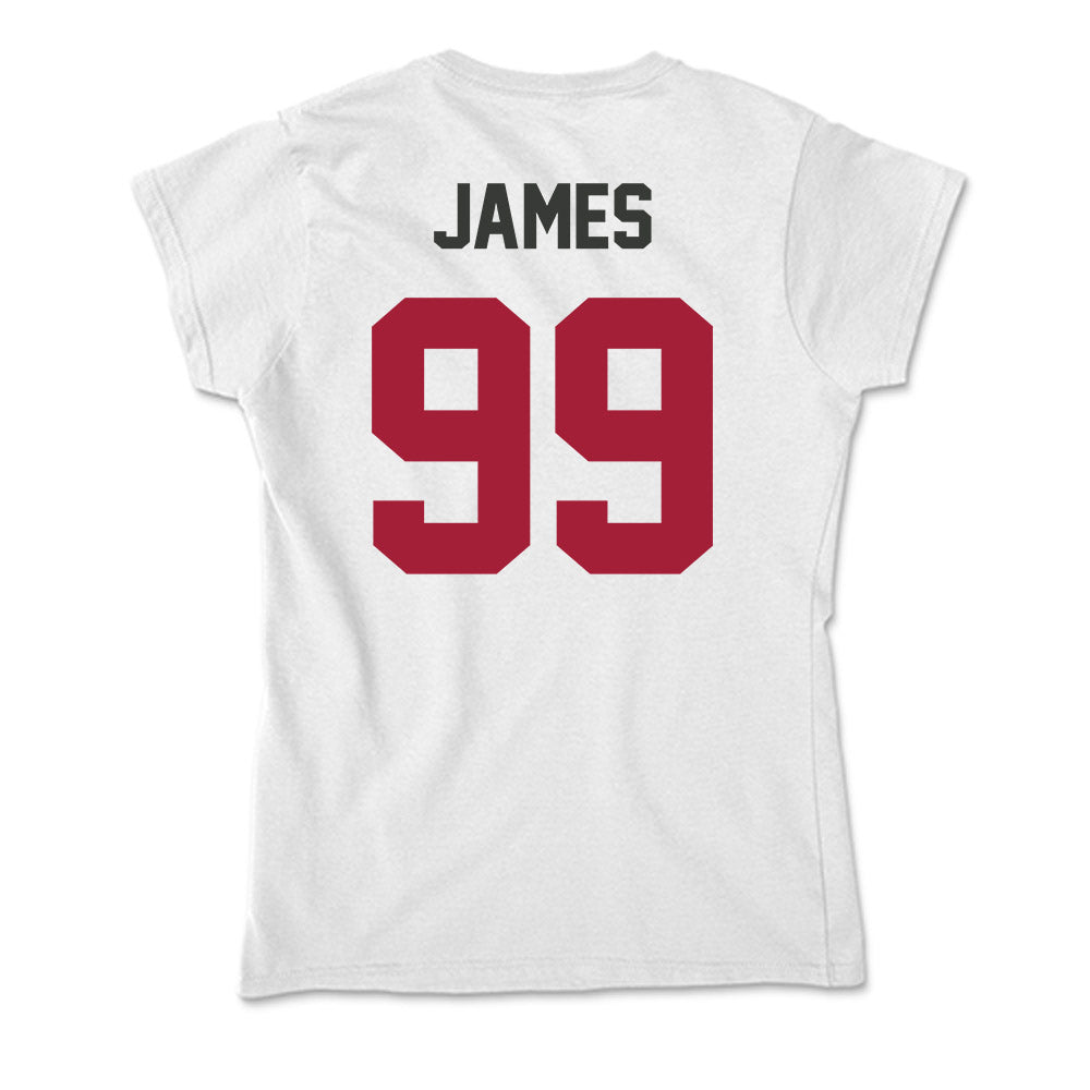 Arkansas - NCAA Football : Kaleb James - Soft Style Women’s T-Shirt-1