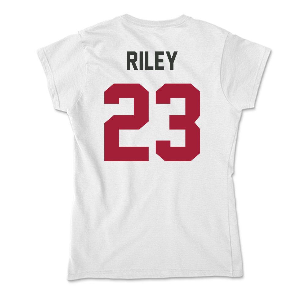 Arkansas - NCAA Women's Soccer : Ella Riley - Soft Style Women’s T-Shirt-1