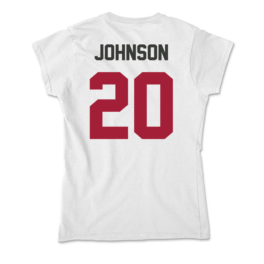 Arkansas - NCAA Women's Basketball : Karley Johnson - Soft Style Women’s T-Shirt-1