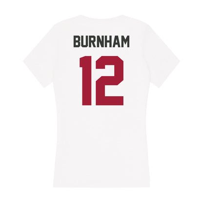 Arkansas - NCAA Softball : Payton Burnham - Women's V-Neck T-Shirt-1