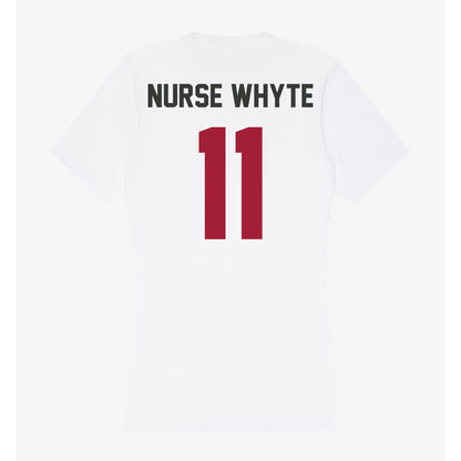 Arkansas - NCAA Women's Soccer : Aniyah Nurse Whyte - Women's V-Neck T-Shirt-1