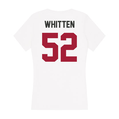 Arkansas - NCAA Football : Donovan Whitten - Women's V-Neck T-Shirt-1