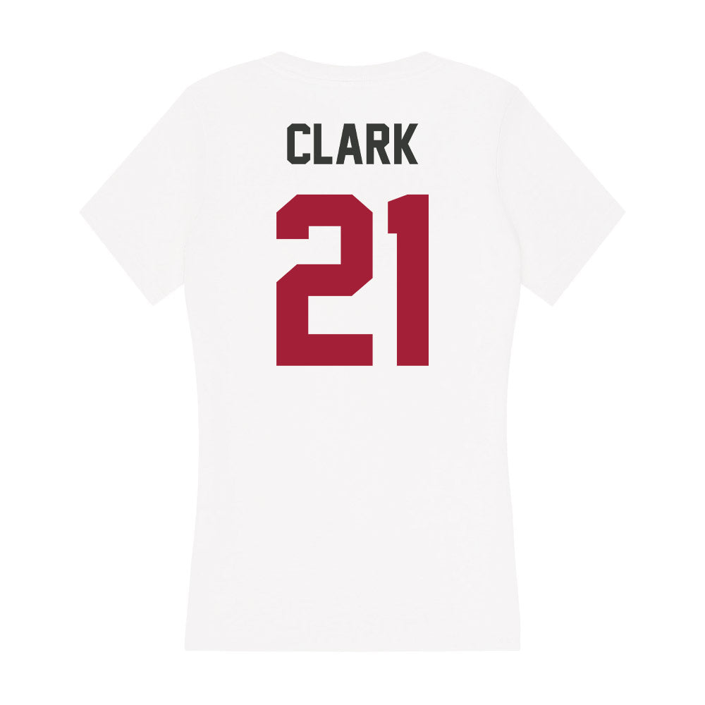 Arkansas - NCAA Baseball : Brenton Clark - Women's V-Neck T-Shirt-1