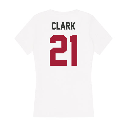 Arkansas - NCAA Baseball : Brenton Clark - Women's V-Neck T-Shirt-1
