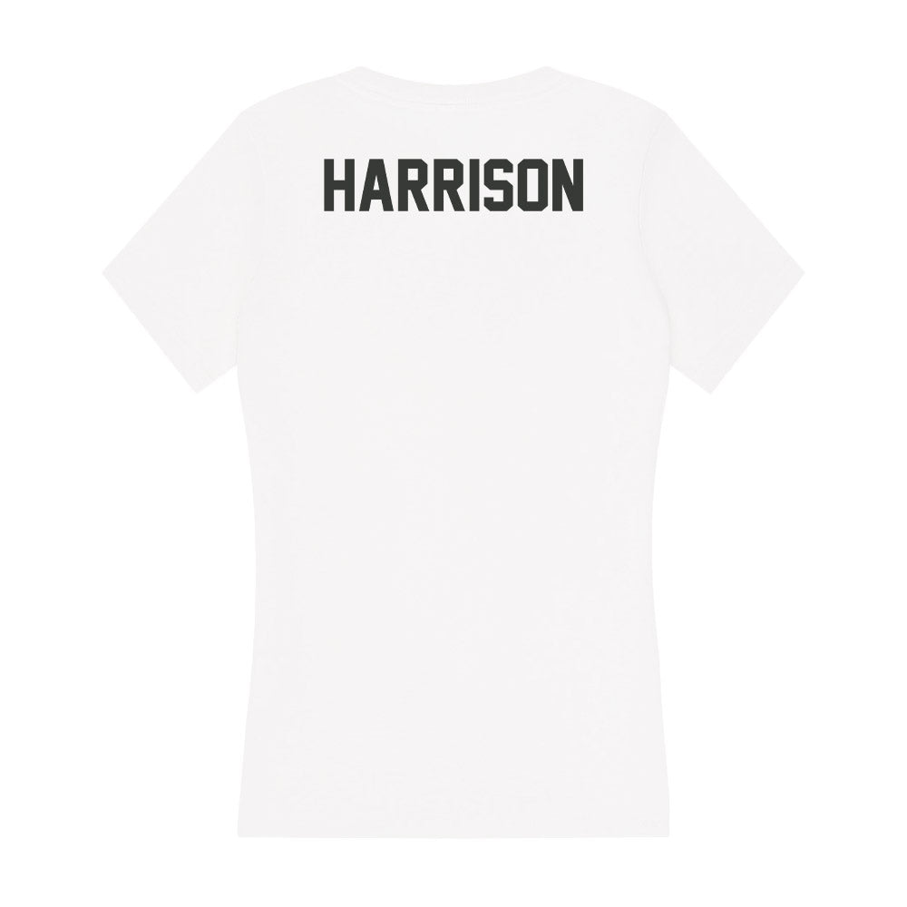 Arkansas - NCAA Women's Swimming & Diving : Delaney Harrison - Women's V-Neck T-Shirt-1