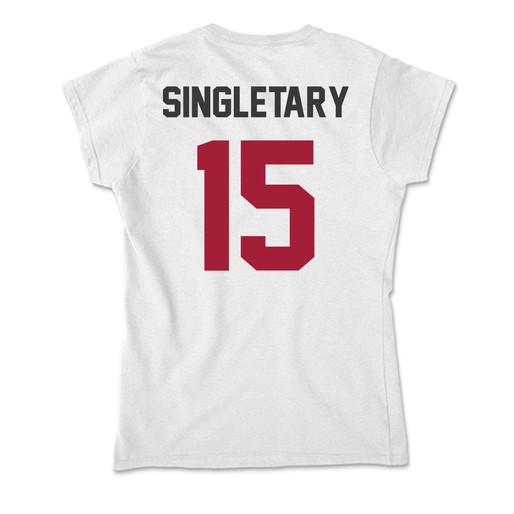 Arkansas - NCAA Football : Jaheim Singletary - Soft Style Women’s T-Shirt-1