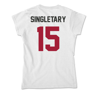 Arkansas - NCAA Football : Jaheim Singletary - Soft Style Women’s T-Shirt-1