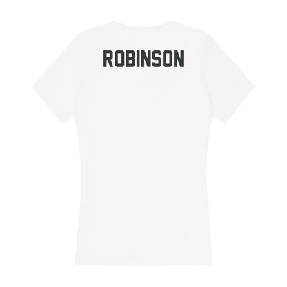 Arkansas - NCAA Women's Swimming & Diving : Holly Robinson - Women's V-Neck T-Shirt-1