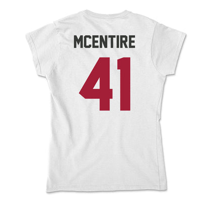 Arkansas - NCAA Baseball : Will McEntire - Soft Style Women’s T-Shirt-1