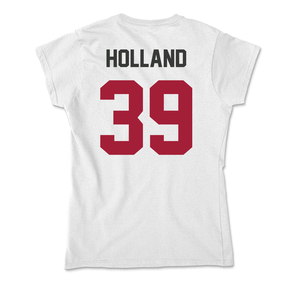 Arkansas - NCAA Baseball : Tucker Holland - Soft Style Women’s T-Shirt-1