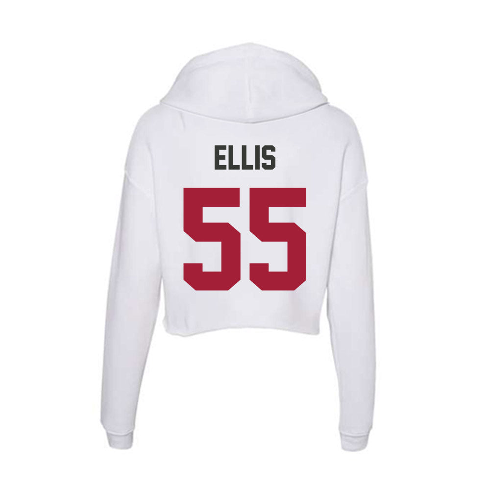 Arkansas - NCAA Women's Basketball : Emrie Ellis - Women's Crop Fleece Hoodie-1