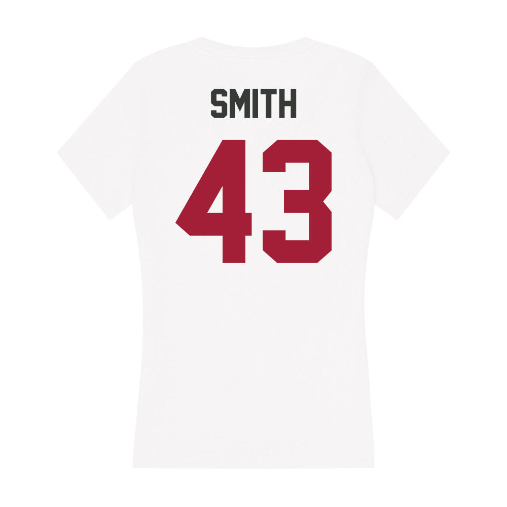 Arkansas - NCAA Baseball : Kade Smith - Women's V-Neck T-Shirt-1