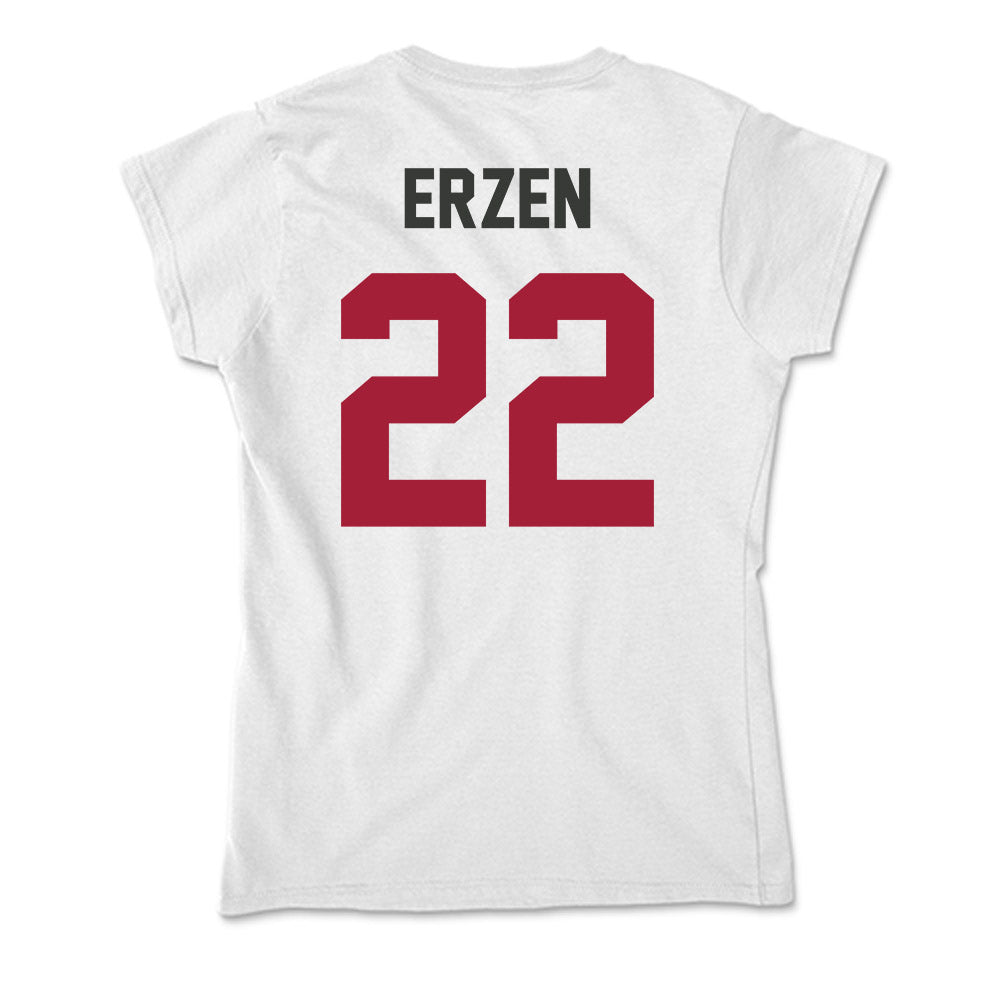 Arkansas - NCAA Women's Soccer : Ainsley Erzen - Soft Style Women’s T-Shirt-1