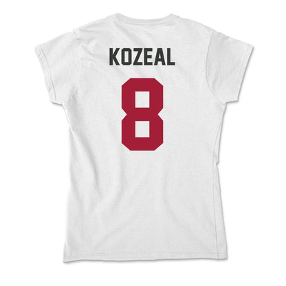 Arkansas - NCAA Baseball : Camden Kozeal - Soft Style Women’s T-Shirt-1