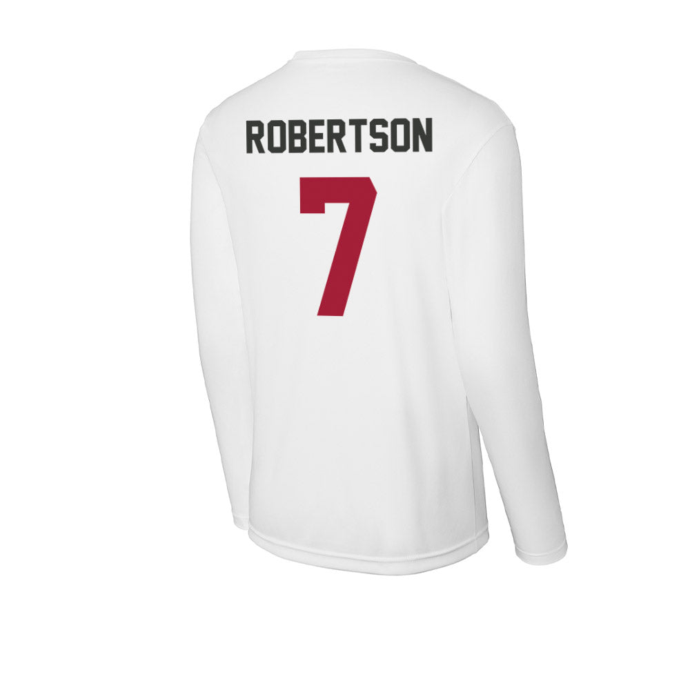 Arkansas - NCAA Women's Volleyball : Kayla Robertson - Activewear Long Sleeve T-Shirt-1